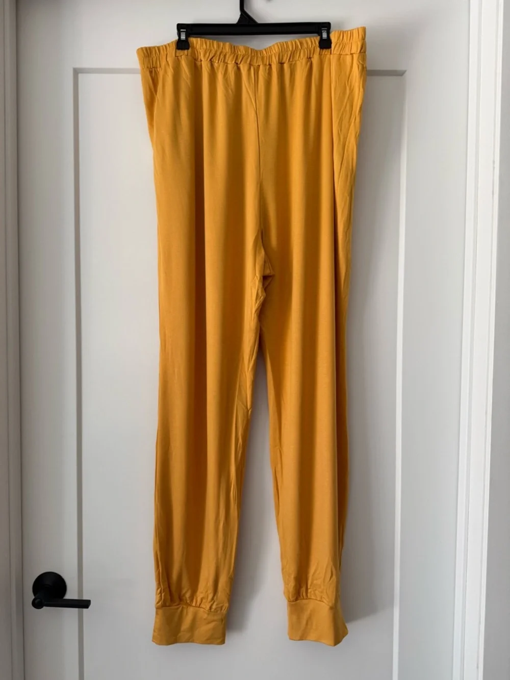 NWOT-Mustard Yellow Soft Lounge Set - Relaxed Top & Drawstring Pants SZ 2X - Picture 10 of 15